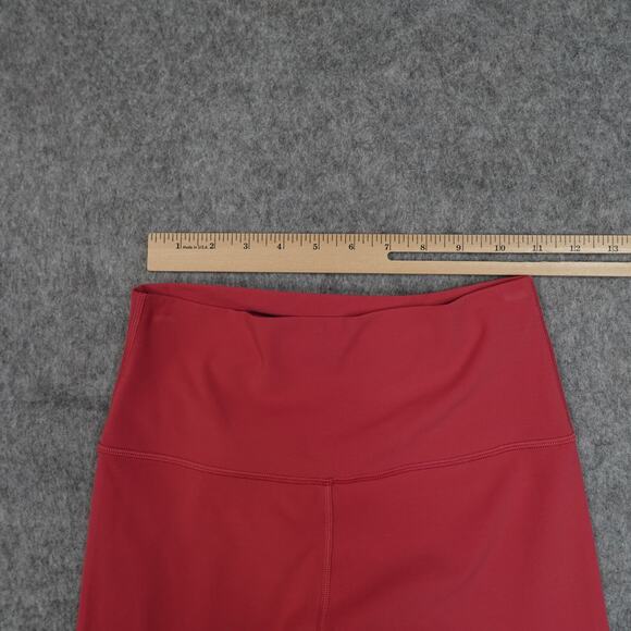 Lululemon Leggings Womens 6 Align High Rise Crop 23" Red Yoga Soft Run Workout - Picture 2 of 8